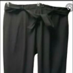 Calvin Klein plus size belted straight leg pants